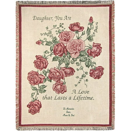 Personalized Daughter's Throw