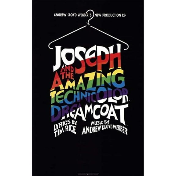 Pop Culture Graphics MOV453796 Joseph & The Amazing Technicolor Dreamcoat Broadway - Style A Movie Poster, 11 x 17