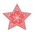 thumbnail image 4 of 10 Uds. De adornos colgantes de Navidad de madera de 5cm colgante para decoración de árbol de Navidad DIY (B) JShteea Libre de BPA, 4 of 6