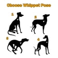 thumbnail image 2 of Personalized Whippet Dog Memorial Suncatcher, Pet Loss Sympathy, Remembrance and Bereavement Gift Ornament Decoration, 2 of 4