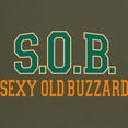 thumbnail image 3 of CafePress - Sexy Old Buzzard Retirement Dark T Shirt - Men's Classic Graphic Cotton T-Shirt, 3 of 4