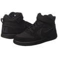 thumbnail image 3 of Nike; Kids' Athletic Shoes Mid-Cut Support Basketball Trainers, Black/Black, 12 M US Little Kid, 3 of 7