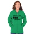 thumbnail image 4 of Sarcasm Loading Please Wait Zip Up Hoodie Men's Women's Brisco Brands L, 4 of 6