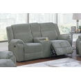 thumbnail image 6 of Modern Smoke Fur-Like Corduroy 2pc Reclining Sofa Set 83"x37"x41"H for Living Room, 6 of 15