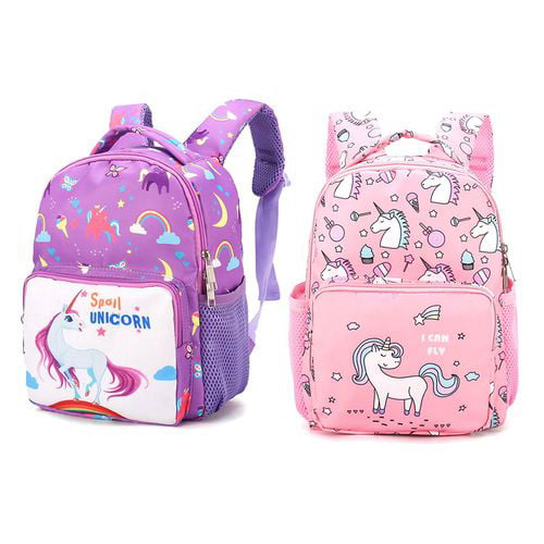 Pink Unicorn Backpack - A Unicorn Book Bag for Girls — Chub and Bug  Illustration