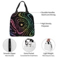 thumbnail image 4 of Easygdp Rainbow Glitter Bolsa Térmica Premium - Tela Oxford Impermeable, Gran Capacidad, Bolsillo Frontal, Unisex para Trabajo, Escuela, Actividades al Aire Libre y Picnics, 4 of 8