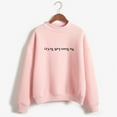 thumbnail image 2 of Women Sweatshirt Long Sleeve Sweatshirt Women’S Pullover Pink Womens Crewneck Sweatshirt Womens Winter Sweatshirt Young Women, 2 of 3