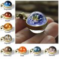 thumbnail image 5 of RSAMD Glow In the Dark Galaxy Double Sided Glass Planet Necklace Pendant Wholesale New-Saturn, 5 of 9