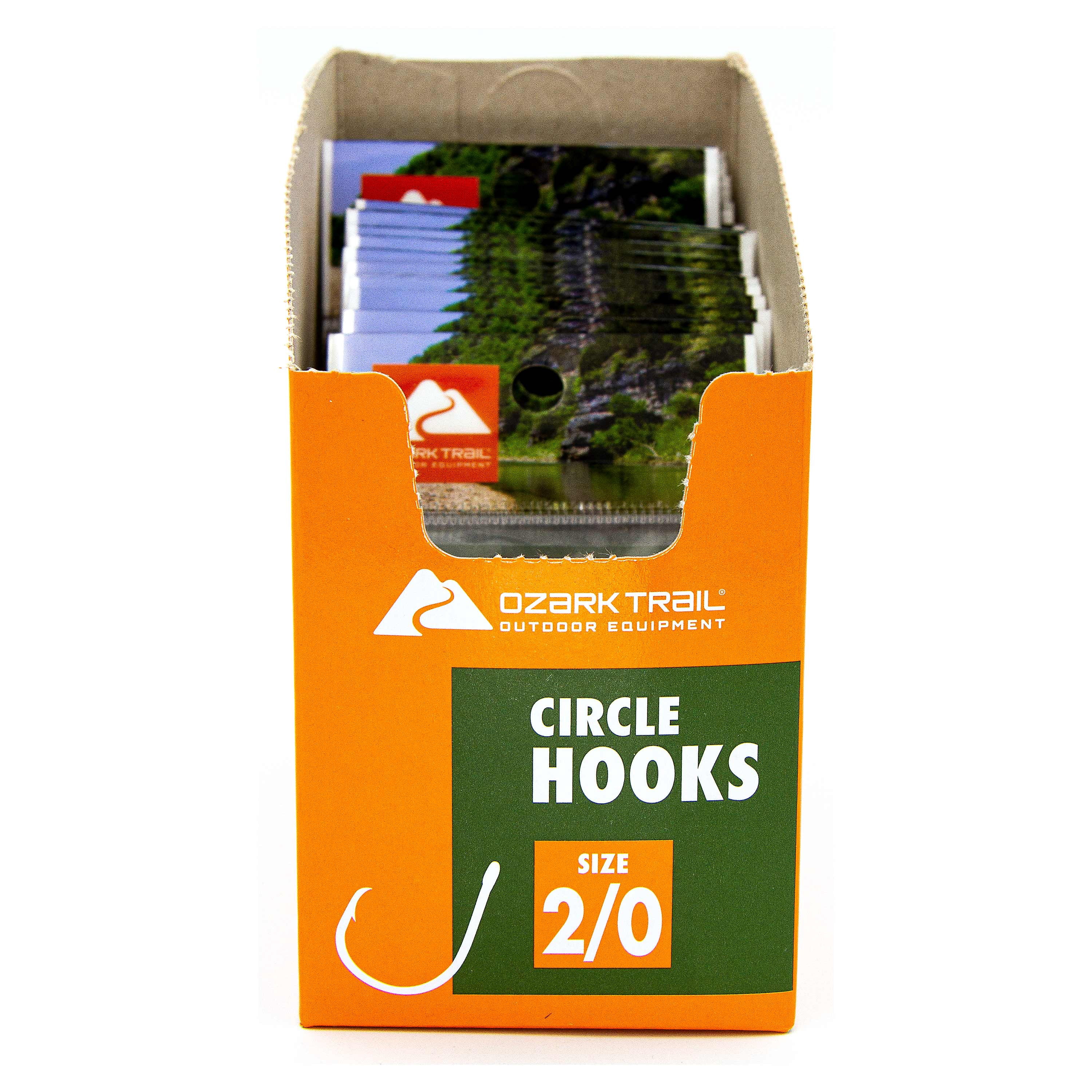 Ozark Trail Premium High Carbon Steel Circle Hooks, Size 2/0, 5-Count