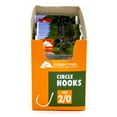 thumbnail image 6 of (6 pack) Ozark Trail 2/0 Premium High Carbon Steel Circle Hooks, 5 Count, 6 of 15