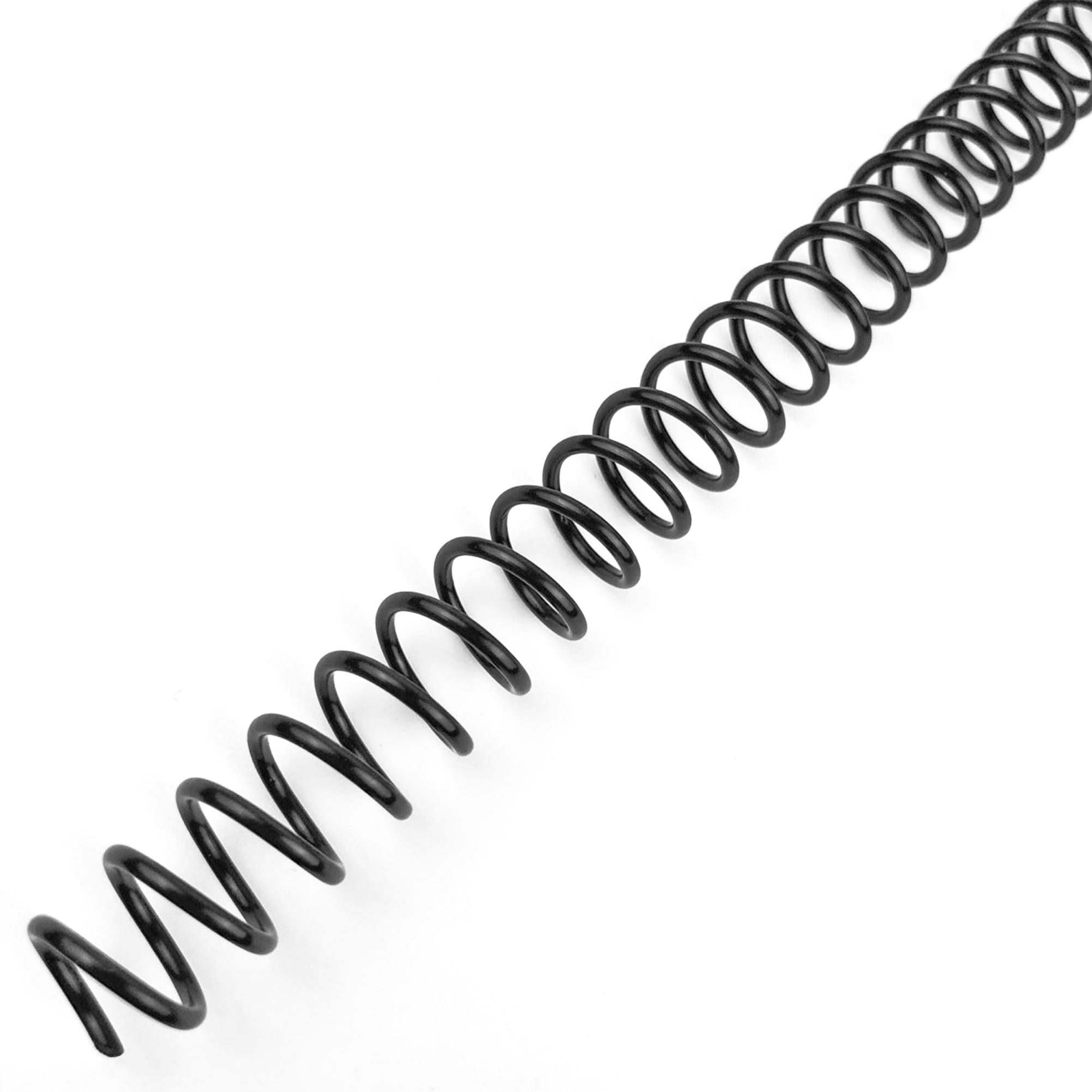 Binditek 100 Pack Plastic Spiral Binding Coils, 10mm(3/8"), 75 Sheet