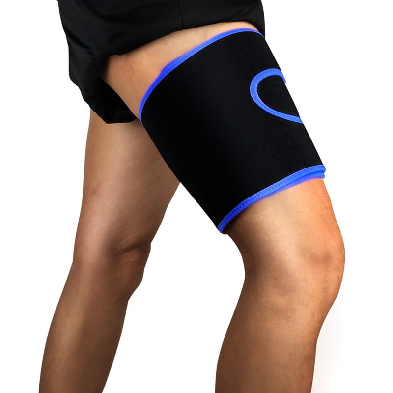 1PC Thigh Brace Hamstring Quad Wrap Adjustable Compression Sleeve