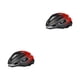 thumbnail image 2 of Sombrero de seguridad Wosthever Casco de bicicleta Ajuste de equipo de protección Protector de cabeza transpirable Giratorio Dureza a prueba de negro-rojo 2piezas, 2 of 6