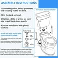 thumbnail image 2 of 3 inch Toilet Tank Parts Replacement Kit, AS738756-0070A A, 2 of 5