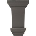 thumbnail image 2 of Ekena Millwork 3 1/2"W x 3 3/4"D x 6"H Mini Jefferson Wood Vintage Decor Corbel, Reclaimed Grey, 2 of 6