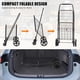 thumbnail image 3 of Carrito plegable para compras con ruedas 360°, capacidad 110 lbs, cesta de 22 gal para supermercado y lavandería, 3 of 7