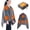 Grey, variant on 59"x31" Cordless Heated Blanket Battery Operated Portable Electric Heated Shawl 3 Temp Wearable Heating Blanket for Indoor Outdoor