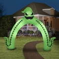 thumbnail image 2 of Gemmy Halloween Inflatable Oogie Boogie Archway, 10 ft Tall, Multi, 2 of 4