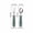 Olive green#1, variant on 304 Stainless Steel Baby Fork and Spoon Set with Safety Handle, Toddler Self-Feeding Utensils, BPA-Free Training Spoon Fork Set, Dishwasher Safe, 2-Piece Set