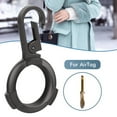 thumbnail image 1 of Metal Keychain Compatible for AirTags Bluetooth Tracker Protective Skin Cover, 1 of 10