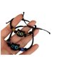 thumbnail image 2 of Pulsera trenzada personalizada para parejas Pulsera linda con gato de piedra lunar, 2 of 4
