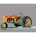 thumbnail image 2 of Kalina, Emily 14x12 White Modern Wood Framed Museum Art Print Titled - Vintage Tractor III, 2 of 4