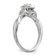 thumbnail image 6 of Solid 14K White Gold Complete Diamond Promise / Engagement Ring Size 6.5 (.204 cttw.), 6 of 8