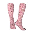 thumbnail image 4 of Daiia Sports Socks Rose Flowers Printed Novelty Crew Socks for Men Women Knee High Socks Cotton Socks Soft & Breathable Support Unisex Socks, 4 of 9