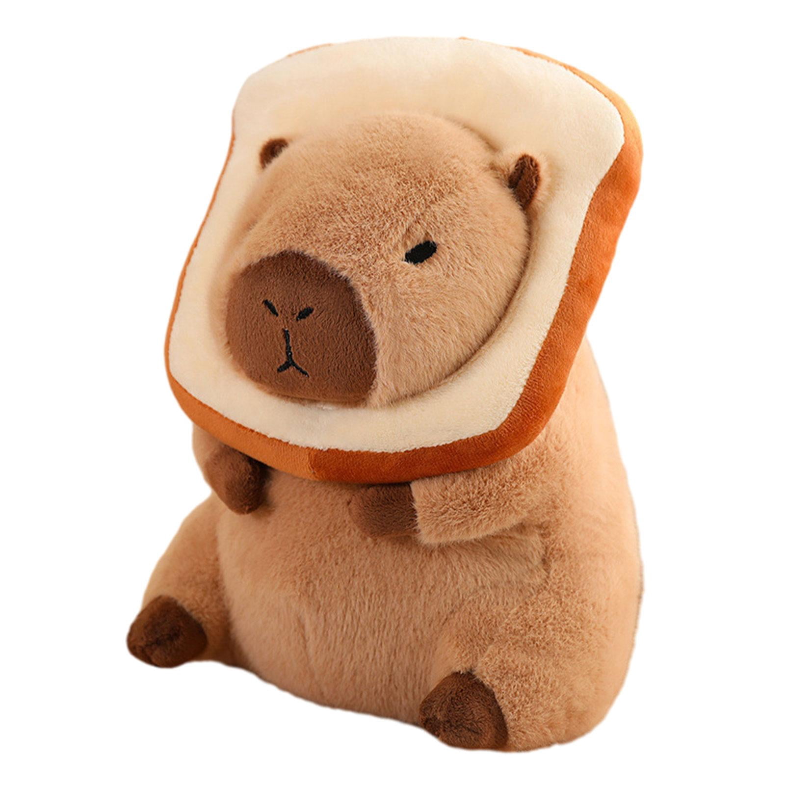 LeeQinersw Capybara Doll Capybara Toy Collectible Soft Comfortable Home Decoration Capybara Bread