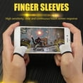 thumbnail image 3 of 2 pares de dedos controlador de juegos transpirable a prueba de sudor funda para pulgar para juegos (E), 3 of 8