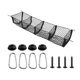 thumbnail image 1 of Red de carga de tres bolsillos Organizador de cama para maletero - Almacenamiento de malla Red organizadora de maletero de carga - Coche SUV Pickup Red negra Organizador de almacenamiento au, 1 of 5