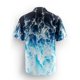 thumbnail image 4 of Mens Manga Corta Botón Abajo Camisas Impresas Girar Cuello, Ligero Casual Camisas Casuales, 4 of 7