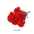 thumbnail image 3 of Artificial Carnation Flowers For Home Decor Desktop Decorations And Holiday Gifts, 3 of 6