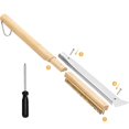 thumbnail image 4 of Pizza Oven Brush with Scraper Pizza Oven Brush with Scraper,Copper Wire Pizza Brush with Wood Handle, Portable Pizza Scraper, Outdoor Pizza Oven Accessories, 4 of 5