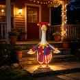 thumbnail image 6 of AZXY Porch Goose Outfit, 23" Goose Clothes for Cement & Plastic Porch Goose Statue, Goose Costume with Hat, Outdoor Halloween Fall Decorations for Yard Lawn Patio Garden Porch, 6 of 6
