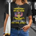 thumbnail image 4 of Never Underestimate Uss New Jersey Bb62 Battleship TShirt, 4 of 6