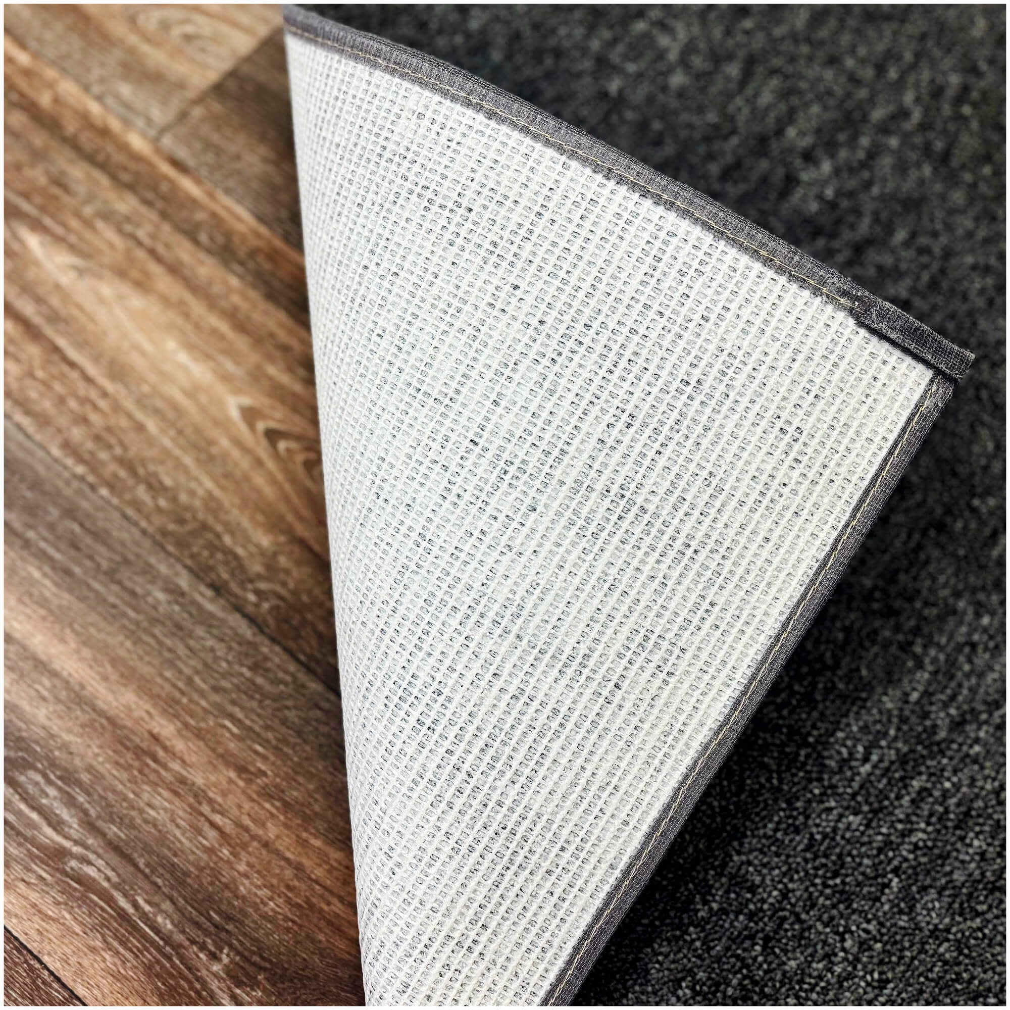 Koeckritz Rugs Charcoal 2'x10' Standard Area Rug for Indoor or Outdoor Living Spaces