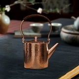 DOMELAY Copper Teapot 20.2oz with Handle Water Boiler Jug Hot Water ...