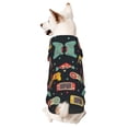 thumbnail image 1 of Fotbe Retro Video Game Sudadera con Estampado para Perros Pequeños – Suéter con Capucha para Mascotas, Tela Suave de Forro Polar con Bolsillo-Large, 1 of 7