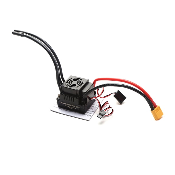 Esc Controlador de velocidad electrónico ESC sin escobillas 80A XT60 Plug 5.8V 3A BEC para 1/8 RC Car Eccomum Esc