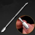 thumbnail image 2 of Yvsxxv 1Pcs Nail Art Tools Stainless Steel Cuticle Pusher Double Head Spoon Remover Tools For Manicure Nail Art Care Pusher, 2 of 7