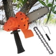 thumbnail image 4 of LOVIVER Supports Portables 4 Pouces Poignée Confortable avec Clé Perceuse Électrique Orange, 4 of 8