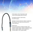 thumbnail image 4 of Cable Masculino de 1,5 mm de 1/8 Pulgadas A 6,35 mm 1/4 Pulgadas, Adaptador de Sonido Sin Pérdidas de 1/4 Pulgadas A 3.5 mm 1 Pie para amplificador para piano, 4 of 7