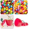thumbnail image 4 of Plastic Apple Container Jars, Apple Shape Cookie Jars, 5.9x4.3 Inches Apple Shaped Container, Festival Cookie Container Set for Christmas Decoration, Lovely Candy Cookie Jar (2 in Red), 4 of 6