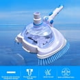 thumbnail image 3 of Pool Vacuum Cleaner, Swimming Pool Vacuum Head with Brush, for Above Ground Pools, Spas, Ponds, Inground, 3 of 8