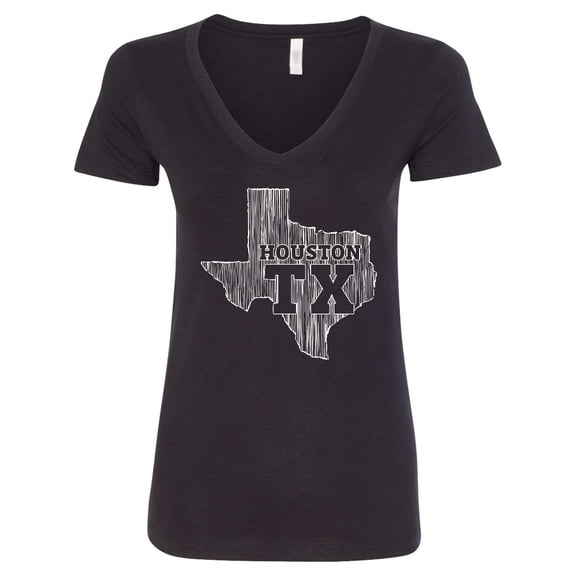 Inktastic Houston Texas Women's V-Neck T-Shirt