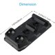 thumbnail image 4 of Batería de control, Xbox One X/One S/One Elite Dual Controller Ladestation con 2 baterías recargables, 4 of 7