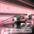 thumbnail image 6 of NEXPOW Cordless Handheld Vacuum Pink, 10000Pa Car Vacuum Cleaner, 50Min Runtime 7800mAh, LED Light & Charger, Lightweight 1.9lb for Home Car Pet Hair, 6 of 8