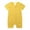 Yellow, variant on Utoimkio Newborn Summer Baby Boy Girl Rompers Zip-up Bodysuit One Piece Jumpsuit Short Sleeve Playsuit One Piece Outfit Clothes
