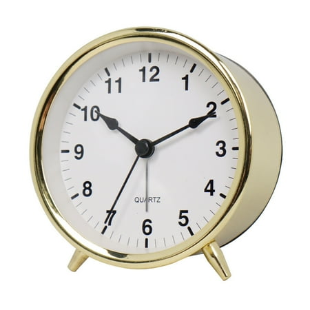 Metal Luxury Simple Nordic Alarm Clock Students Use Artifacts Bedside Clock Night Light Desk Fashion Home Decoration